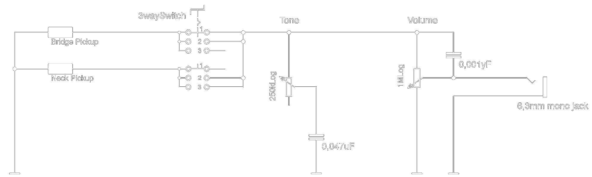 Fender Telecaster Schaltung ab 1967 Fender telecaster schematics 1967