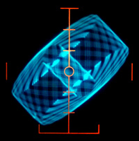 Marantz 2500 Stereosichtgerät Lissajous Figur Nahaufnahme marantz 2500 oszi stereosichtgerät nahaufnahme lissajousfigur
