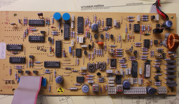 Studer / Revox Bandmaschine C278 Reparatur, Capstan Steuerung, Capstan Control Board