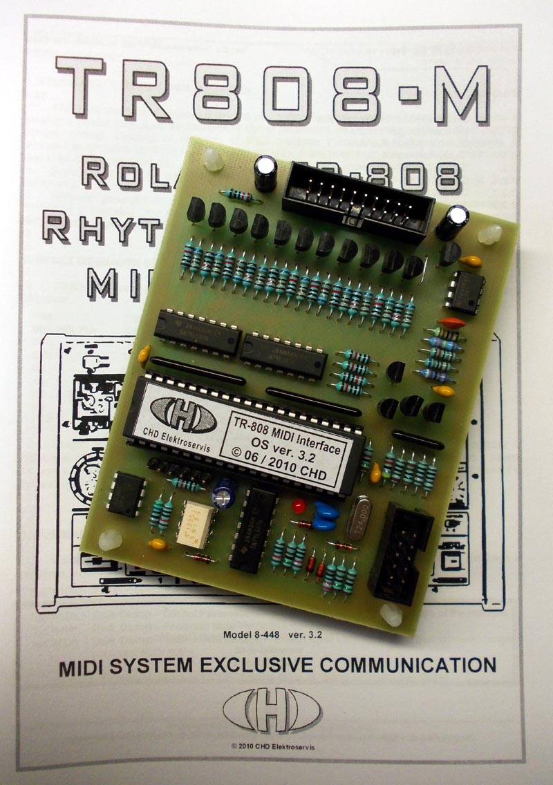 Roland TR808 Reparatur Midi Interface von CHD Electroservice