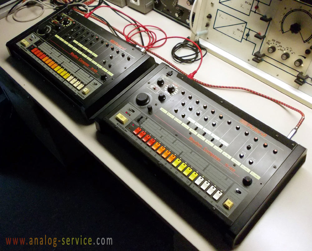 Roland TR808 Sync Beispiel: Zwei 808 verbunden