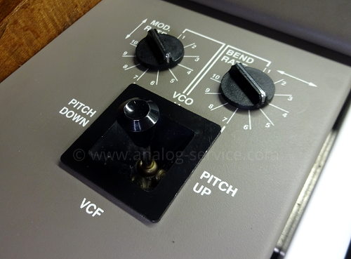 Joystick für Pitchbend und VCF VCO Modulation Rate