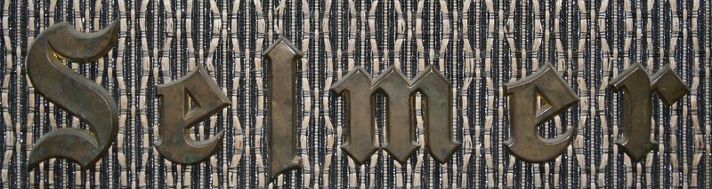 Selmer Gitarrenverstärker Selmer Zodiac Twin 50 Truevoice Gitarrenverstärker (Tubeamp). Vorderansicht, Logo, Patina, Messing